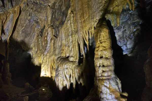 Ubicación Rusia Territorio Krasnodar Isichenko Cueva Increíble Belleza Inaccesible Para — Foto de Stock