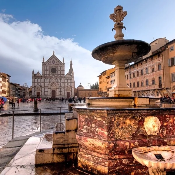 Pěkný Výhled Městě Florencie — Stock fotografie