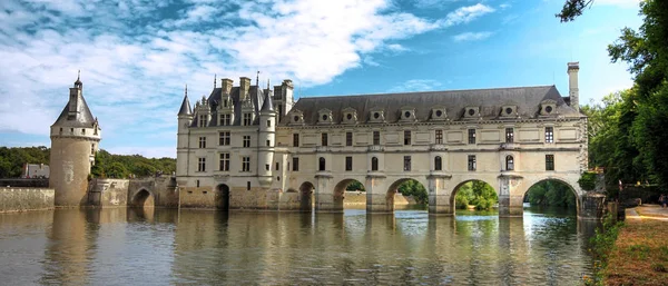Красивый Вид Замок Шенонсо Франции — стоковое фото