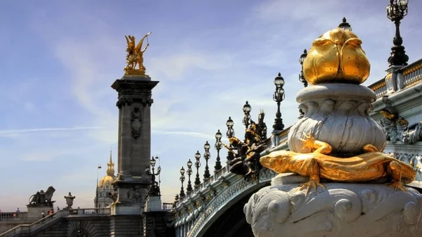 尼斯的景色在巴黎的中心在法国欧洲 — 图库照片