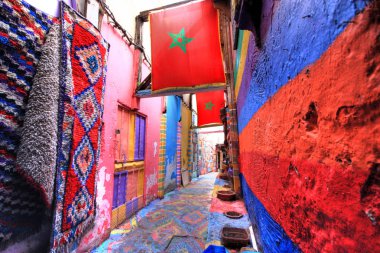 In the medina of Fes in Morocco clipart