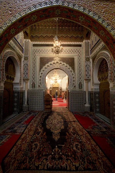 Mešitě Qarawiyyin Fes Maroku Stock Fotografie
