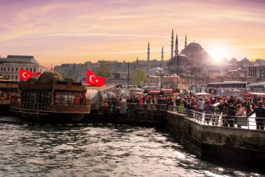 Türkiye'de İstanbul Şehir güzel görünüm