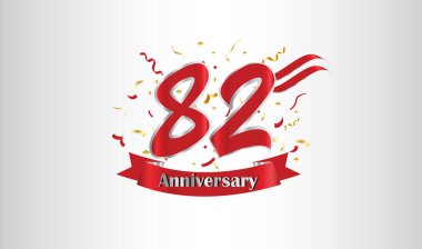 Yıldönümü kutlaması geçmişi. 82. parça altın ve altın yıl dönümü kutlamalarıyla.