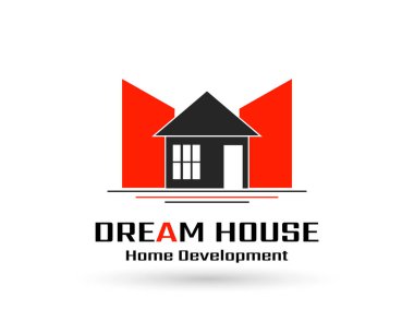 İnşaat logosu, emlak logosu, iş logosu, inşaat logosu vektörü