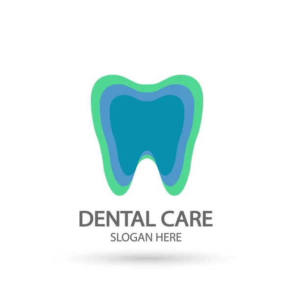 Dental clinic logo. Tooth vector template, Oral care dental and clinic symbol icon with modern design style.