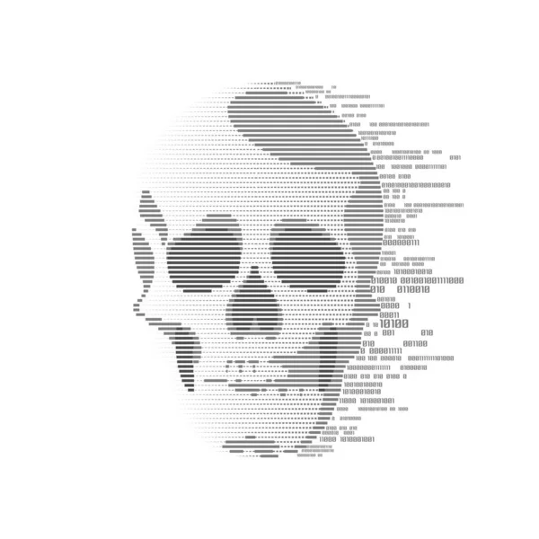 Concept Ordinateur Virus Piratage Piratage Internet Forme Crâne Combinée Avec — Image vectorielle