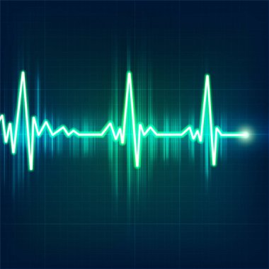 Fütüristik biçimdeki aygıt ekranında sinyal işareti