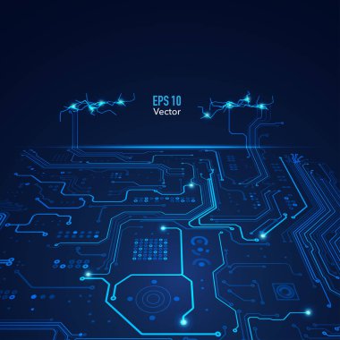 soyut gelecek arkaplanı, teknolojik elektronik arkaplan