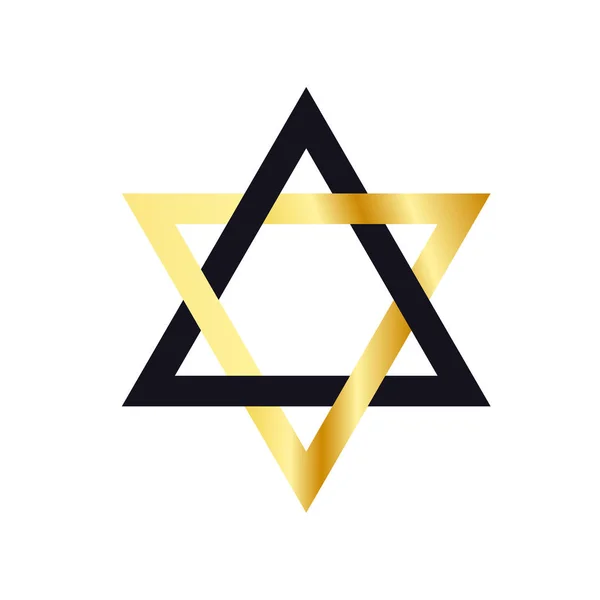 The Star of David symbol. Stock vector graphics — Stock Vector