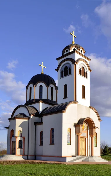 Ortodox egyház Szent Antal, Szerbia, Vojvodina, Újvidék — Stock Fotó