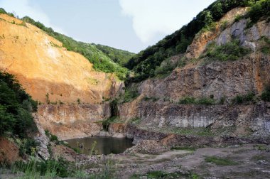 Terk edilmiş ve sular altında ocağı, Novi Sad, Ledenci, Srbia Panoraması