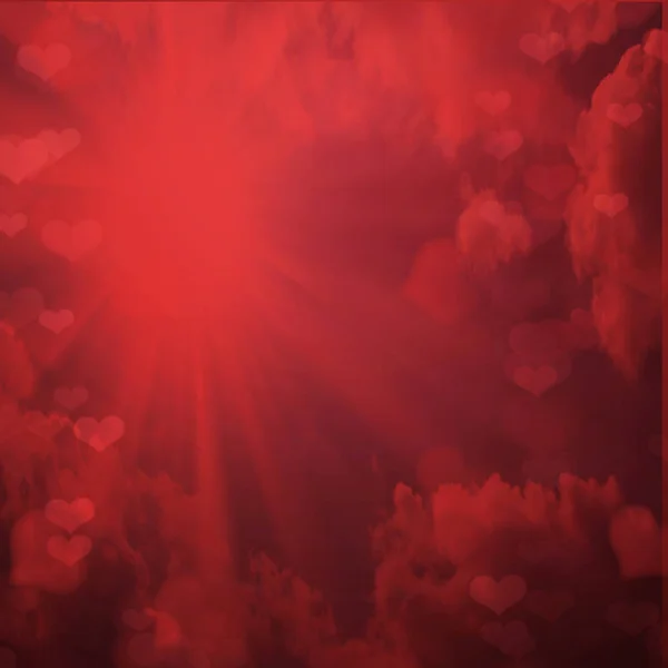 Walentynki-dzień tło ramki z serca, element projektu — Zdjęcie stockowe