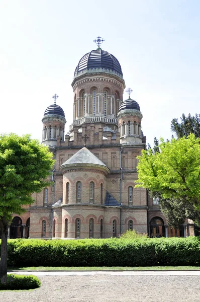 Chernivtsi Ukrajiny - 04. května 2018: Bývalé seminární kostel na — Stock fotografie