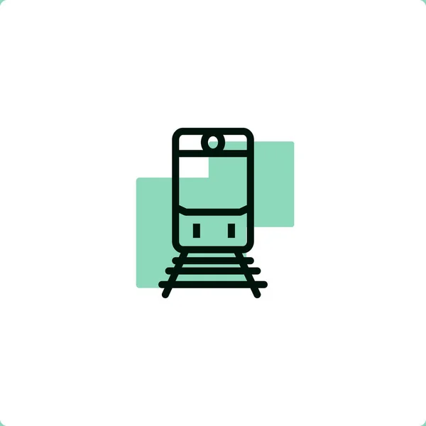 Піктограма поїзду для мобільного та веб-дизайну . — стоковий вектор