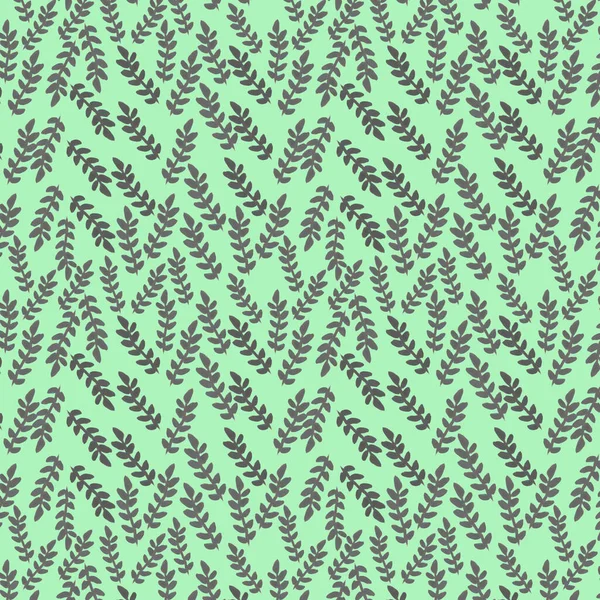 Εικονογράφηση Ακρυλικό Αδιάλειπτη Μοτίβο Φύλλων Ένα Λεπτό Πράσινο Φόντο — Φωτογραφία Αρχείου