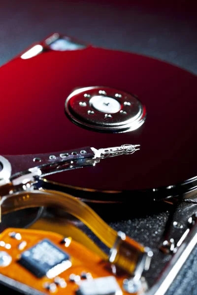Hard Drive in Red Royalty Free Stock Photos