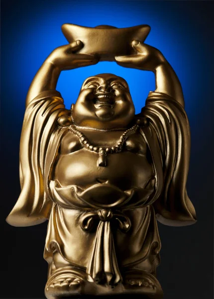 Guld välstånd buddha — Stockfoto