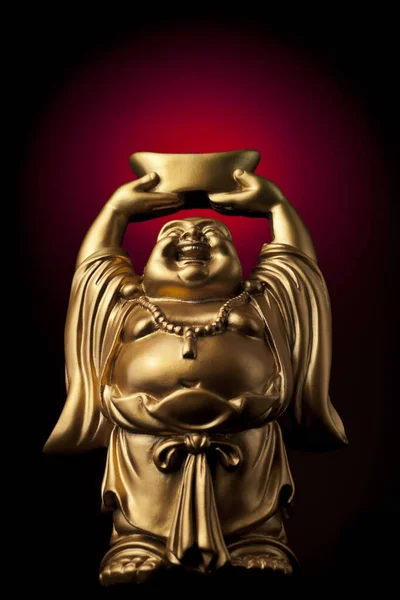 Guld välstånd buddha — Stockfoto