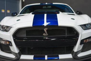 Las Vegas, Nevada / Usa - 13 Aralık 2019: Shelby Amerikan Mirasları Merkezi ve Las Vegas, Nv