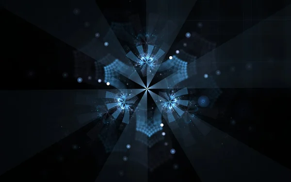 bokeh ile mavi kar tanesi