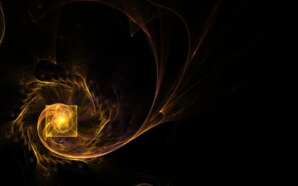 Cubo di energia giallo — Foto Stock
