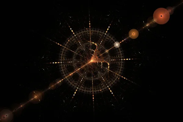 Ruota cosmica del tempo — Foto Stock