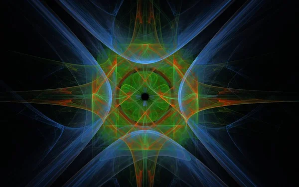 çiçek ile fantastik amblemi