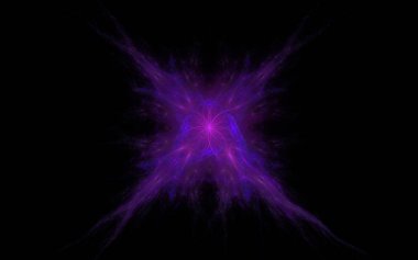 Uzaydaki enerji leylak yıldızı