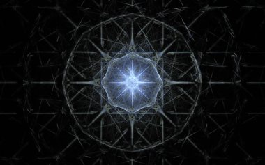 Siyah bir arka plan Gotik sembolü