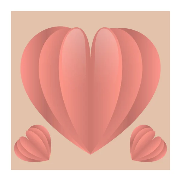 Greeting card for lovers — Stock Vector