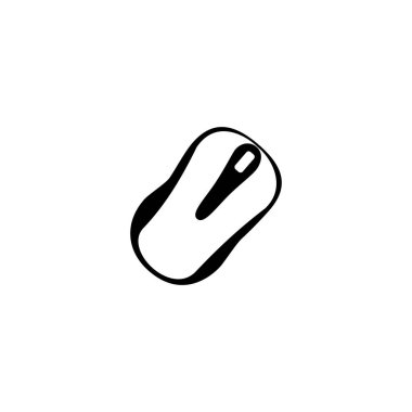 Bilgisayar mouse siyah beyaz tarzı