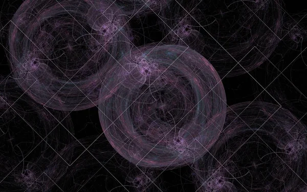 Cyfrowo wygenerowany obraz wykonany z kolorowych Fraktal — Zdjęcie stockowe