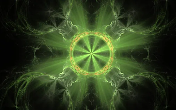 Dijital olarak oluşturulan görüntü renkli fraktal yapılan