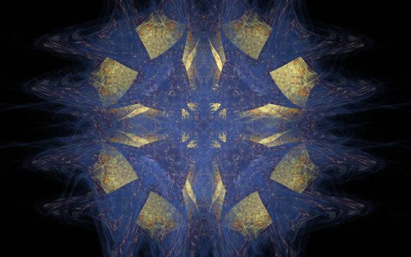 Imagen generada digitalmente hecha de fractal colorido — Foto de Stock