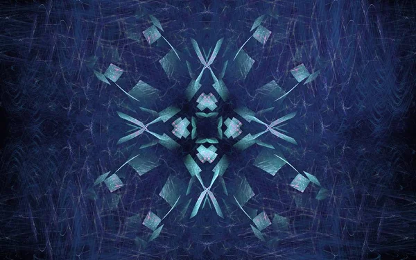 Imagen generada digitalmente hecha de fractal colorido —  Fotos de Stock