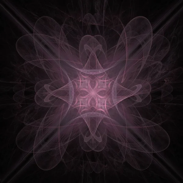 Dijital olarak oluşturulan görüntü renkli fraktal yapılan