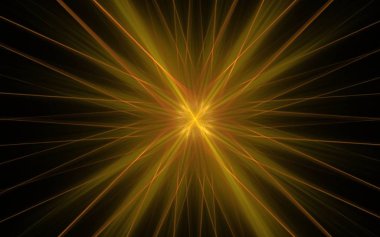 Dijital olarak oluşturulan görüntü renkli fraktal yapılan