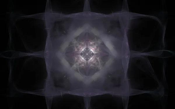 Image générée numériquement en fractale colorée — Photo