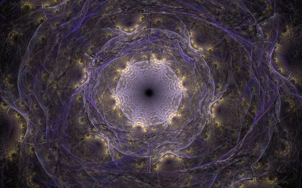 Dijital olarak oluşturulan görüntü renkli fraktal yapılan