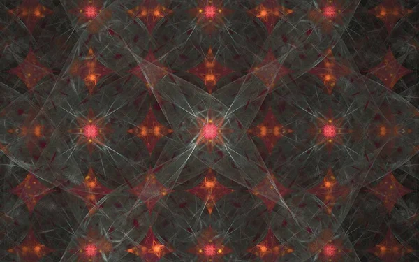 Cyfrowo wygenerowany obraz wykonany z kolorowych Fraktal — Zdjęcie stockowe