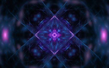 Soyut kaleydoskop arkaplanı. Güzel çok renkli kaleydoskop dokusu. Eşsiz kaleydoskop tasarımı