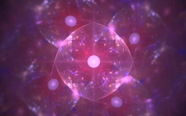 Tło obrazu różowy wzór z efektu rozmycia w tle z perłą w centrum — Zdjęcie stockowe