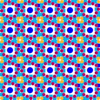 Beyaz bir arka plan üzerinde farklı boyutta çok renkli çevrelerin sorunsuz arka plan görüntü illüstrasyon vektör
