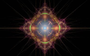 Web tasarımı ve bilgisayar grafiklerinde kullanılmak üzere çeşitli tonlar ve renklerin soyut geometrik şekilleri şeklinde dijital resim oluşturuldu