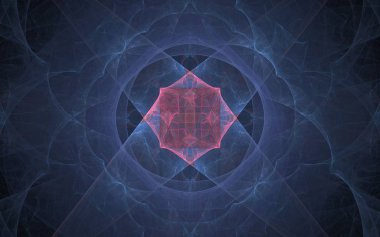 Web tasarımı ve bilgisayar grafiklerinde kullanılmak üzere çeşitli tonlar ve renklerin soyut geometrik şekilleri şeklinde dijital resim oluşturuldu