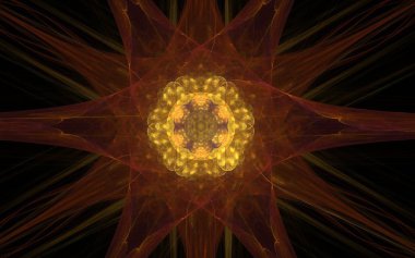 Web tasarımı ve bilgisayar grafiklerinde kullanılmak üzere çeşitli tonlar ve renklerin soyut geometrik şekilleri şeklinde dijital resim oluşturuldu