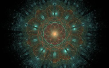 Web tasarımı ve bilgisayar grafiklerinde kullanılmak üzere çeşitli tonlar ve renklerin soyut geometrik şekilleri şeklinde dijital resim oluşturuldu