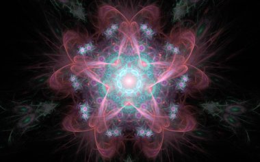 Web tasarımı ve bilgisayar grafiklerinde kullanılmak üzere çeşitli tonlar ve renklerin soyut geometrik şekilleri şeklinde dijital resim oluşturuldu