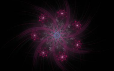 Web tasarımı ve bilgisayar grafiklerinde kullanılmak üzere çeşitli tonlar ve renklerin soyut geometrik şekilleri şeklinde dijital resim oluşturuldu